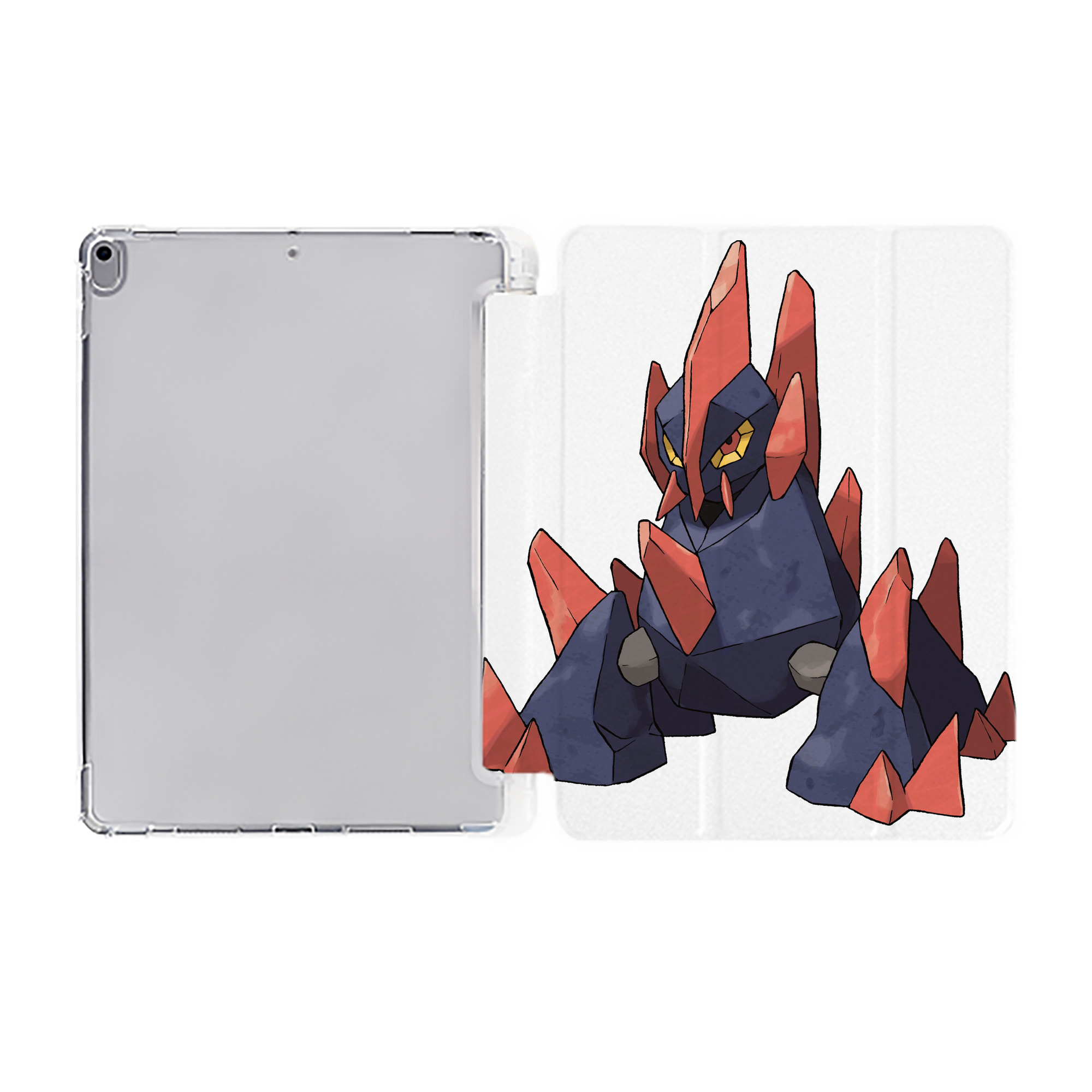 （画像用） ポケットモンスター Pokémon IPad ケース ペン収納付き 三つ折りスタンド PUレザー×シリコン 対応機種9.5/10.5/10.9インチ